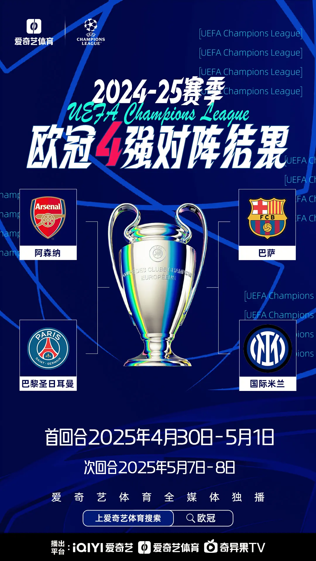 巴黎圣日耳曼打败皇家马德里晋级欧冠四强的简单介绍